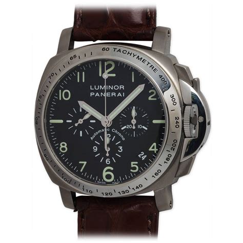 panerai luminor automatic chrono pam 74|panerai luminor 44mm.